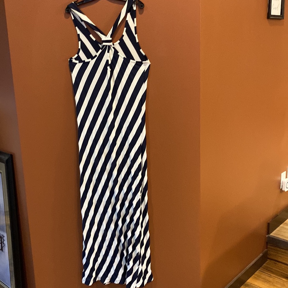 FST ladies maxi dress with halter style straps in size medium.